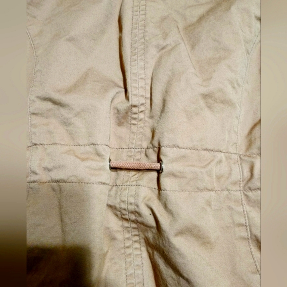 H&M Divided Women's Sherpa line Puffer Hoodie Jacket / coat Dusty rose color - Picture 9 of 11